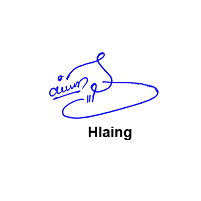 Hlaing Online Signature Free