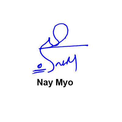Nay Myo Online Signature Free