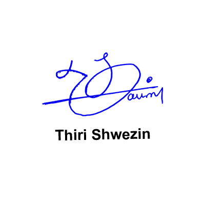Thiri Shwe zin Online Signature Free